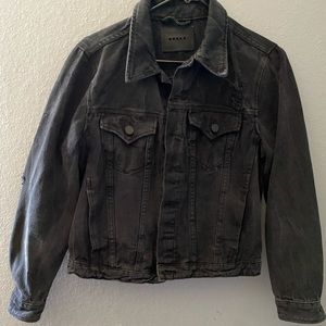 BLANK NYC DISTRESSED BLACK JEAN JACKET